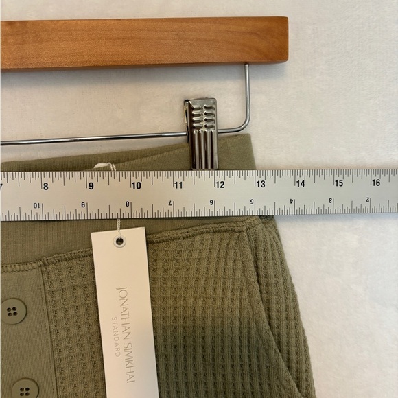 Jonathan Simkhai green willow Juliette Waffle Bralette and Jogger set small NWT - Picture 5 of 13